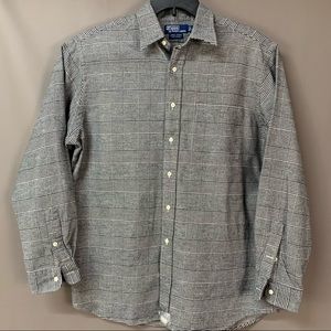 POLO Ralph Lauren Lowell Sport Super Soft Glen Plaid L/S Shirt Size L NWOT